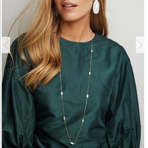 NWT Kendra Scott Franklin Necklace in Gold